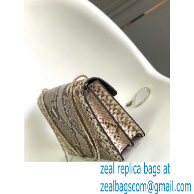 Bvlgari Serpenti Forever Crossbody Bag 27cm Karung Leather Snake Gray 2021 - Click Image to Close