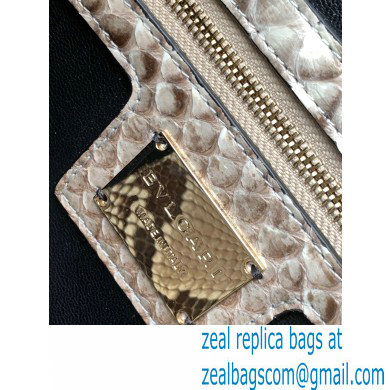 Bvlgari Serpenti Forever Crossbody Bag 27cm Karung Leather Snake Gray 2021