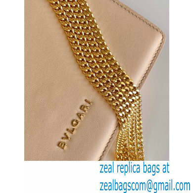 Bvlgari Serpenti Forever Shoulder Bag 19cm Beige 2021 - Click Image to Close