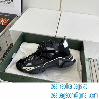 Calvin Klein 205W39NYC Strike 205 Sneakers Black 2021 - Click Image to Close