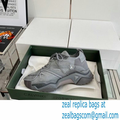 Calvin Klein 205W39NYC Strike 205 Sneakers Gray 2021 - Click Image to Close