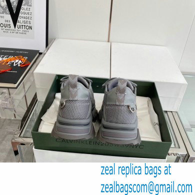 Calvin Klein 205W39NYC Strike 205 Sneakers Gray 2021 - Click Image to Close