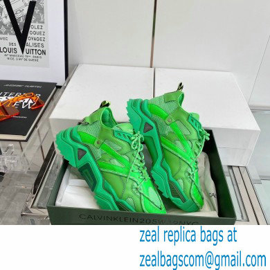 Calvin Klein 205W39NYC Strike 205 Sneakers Green 2021 - Click Image to Close