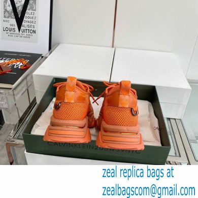 Calvin Klein 205W39NYC Strike 205 Sneakers Orange 2021 - Click Image to Close