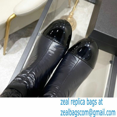 Chanel Mixed Fibers Heel 5cm High Boots G38428 Black 2021 - Click Image to Close
