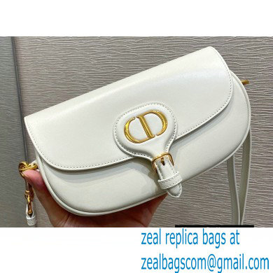 Dior Bobby East-West Bag in Box Calfskin White 2021 - Click Image to Close