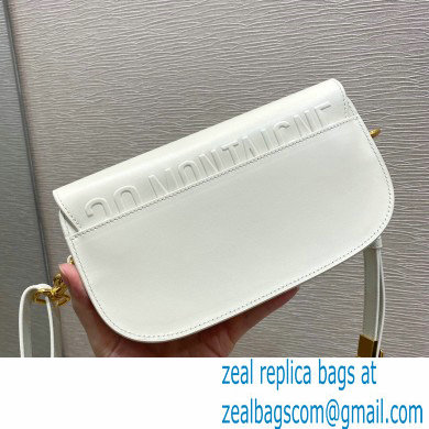 Dior Bobby East-West Bag in Box Calfskin White 2021 - Click Image to Close