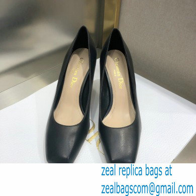 Dior Heel 9cm Calfskin Rhodes Pumps Black 2021 - Click Image to Close