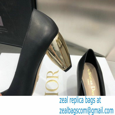 Dior Heel 9cm Calfskin Rhodes Pumps Black 2021 - Click Image to Close