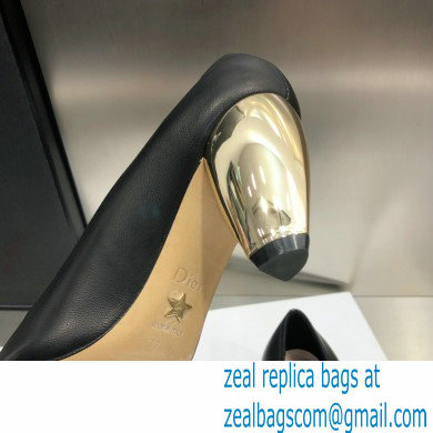 Dior Heel 9cm Calfskin Rhodes Pumps Black 2021 - Click Image to Close