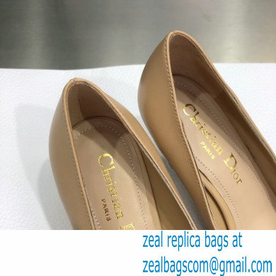 Dior Heel 9cm Calfskin Rhodes Pumps Nude 2021