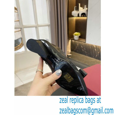 Ferragamo Heel 5.5cm Leather Viva Bootie Ankle Boots Black 2021 - Click Image to Close