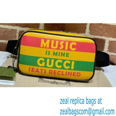 Gucci 100 Belt Bag 602695 Yellow Leather 2021 - Click Image to Close