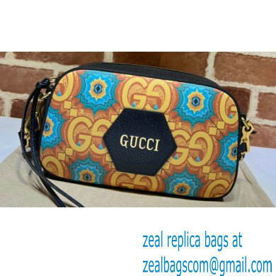 Gucci 100 Messenger Bag 476466 Kaleidoscope Print 2021 - Click Image to Close