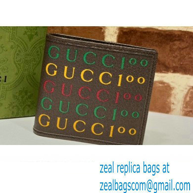 Gucci 100 Wallet 676238 Brown Leather 2021 - Click Image to Close