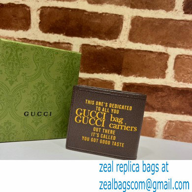 Gucci 100 Wallet 676238 Brown Leather 2021