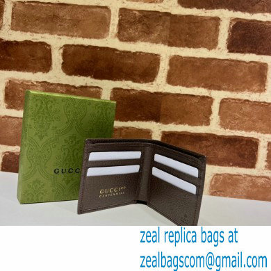 Gucci 100 Wallet 676238 Brown Leather 2021 - Click Image to Close