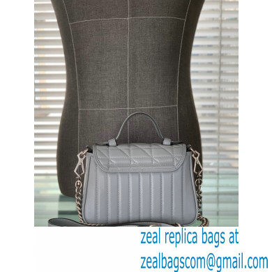 Gucci Aria Collection GG Marmont Mini Top Handle Bag 583571 Grey 2021