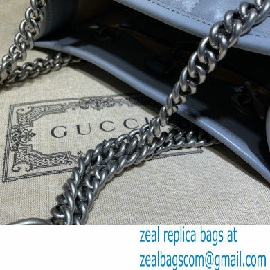 Gucci Aria Collection GG Marmont Small Tote Bag 681483 Grey 2021