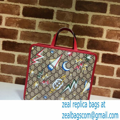 Gucci Children's GG Space Print Tote Bag 605614 - Click Image to Close