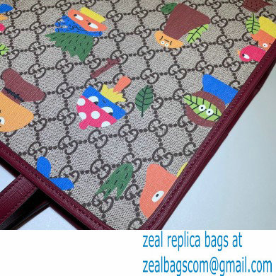 Gucci Children's GG Woodland Print Tote Bag 605614