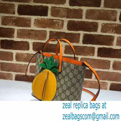 Gucci Children's GG tote bag pineapple with Strap 585933