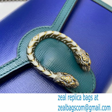 Gucci Dionysus Mini Chain Bag 401231 Leather Blue/Turquoise 2021