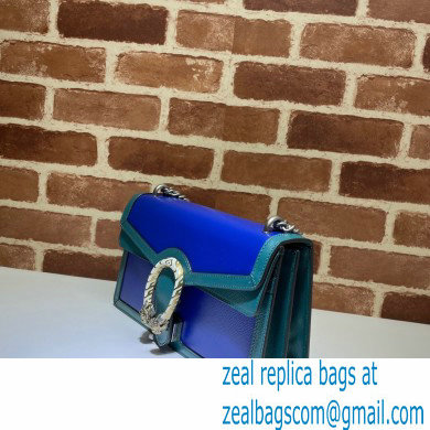 Gucci Dionysus Small Shoulder Bag 400249 Leather Blue/Turquoise 2021