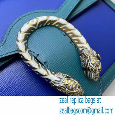 Gucci Dionysus Small Shoulder Bag 400249 Leather Blue/Turquoise 2021