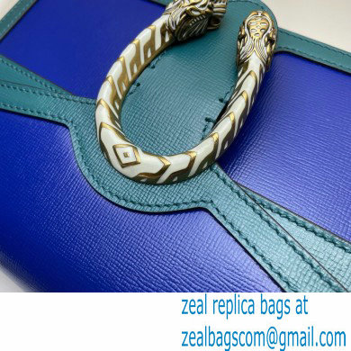 Gucci Dionysus Small Shoulder Bag 400249 Leather Blue/Turquoise 2021