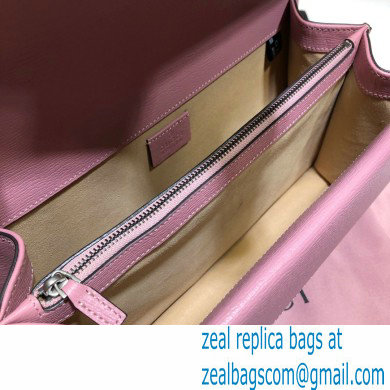 Gucci Dionysus Small Shoulder Bag 400249 Leather GG Heart Pink 2021