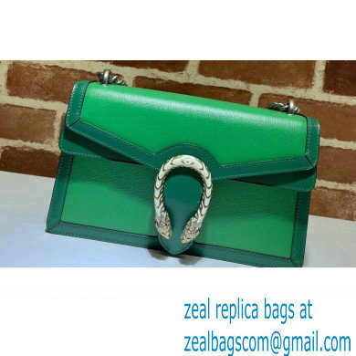 Gucci Dionysus Small Shoulder Bag 400249 Leather Green/Emerald 2021