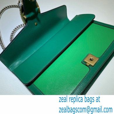 Gucci Dionysus Small Shoulder Bag 400249 Leather Green/Emerald 2021