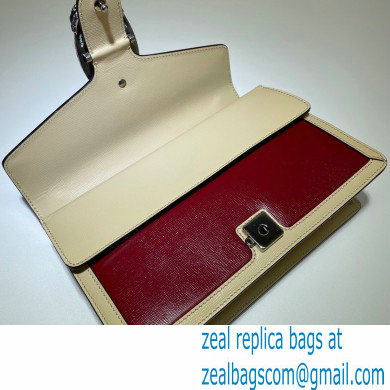 Gucci Dionysus Small Shoulder Bag 400249 Leather Navy Blue/Beige/Red 2021