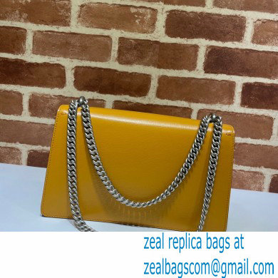 Gucci Dionysus Small Shoulder Bag 400249 Leather Orange/White/Black 2021
