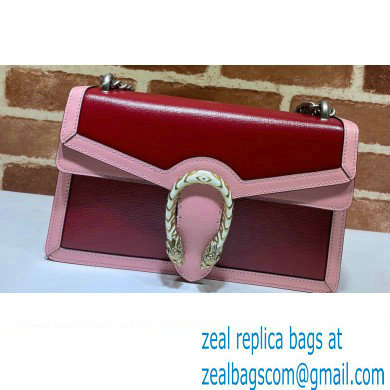 Gucci Dionysus Small Shoulder Bag 400249 Leather Red/Pink 2021
