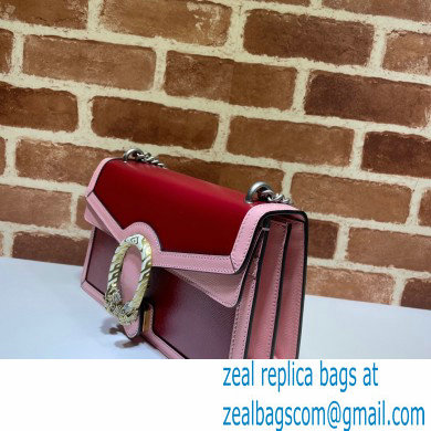 Gucci Dionysus Small Shoulder Bag 400249 Leather Red/Pink 2021