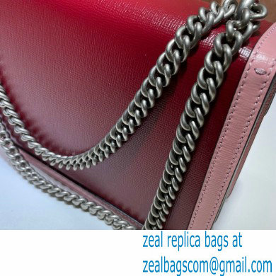 Gucci Dionysus Small Shoulder Bag 400249 Leather Red/Pink 2021