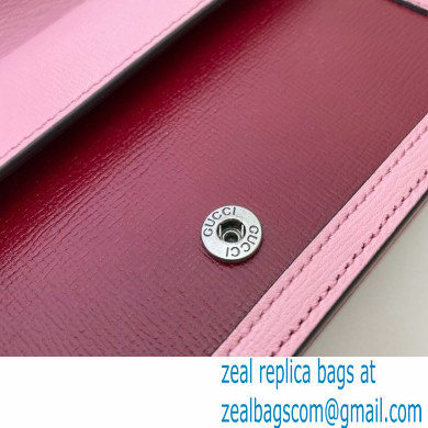 Gucci Dionysus Super Mini Shoulder Bag 476432 Leather Red/Pink 2021