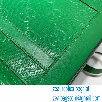 Gucci GG Embossed Backpack Bag 625770 Green 2021 - Click Image to Close