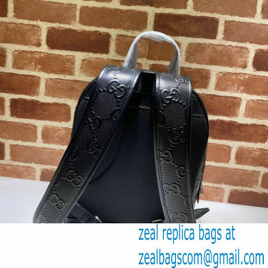 Gucci GG Embossed Backpack Bag 658579 Black 2021