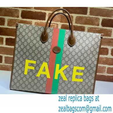 Gucci GG Fake Not Tote Bag 630353 - Click Image to Close