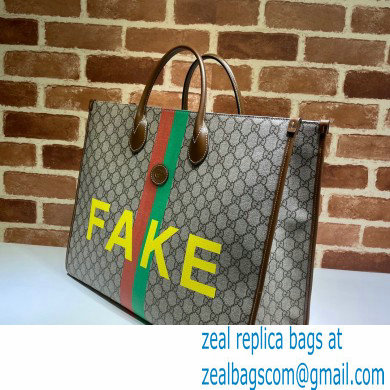 Gucci GG Fake Not Tote Bag 630353 - Click Image to Close