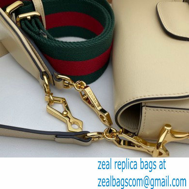 Gucci Horsebit 1955 Mini Shoulder Bag 658574 Leather Beige 2021