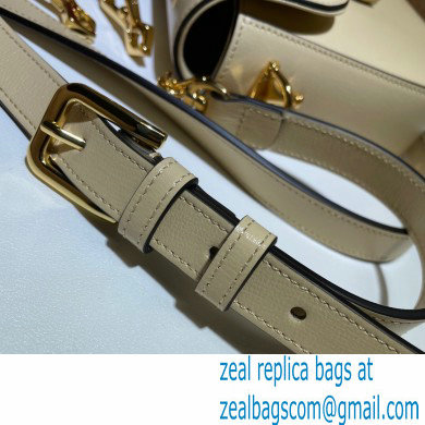 Gucci Horsebit 1955 Mini Shoulder Bag 658574 Leather Beige 2021