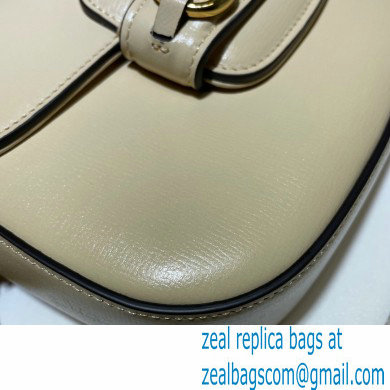Gucci Horsebit 1955 Mini Shoulder Bag 658574 Leather Beige 2021