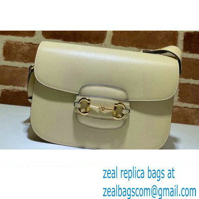 Gucci Horsebit 1955 Small Shoulder Bag 602204 Leather Beige 2021