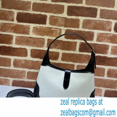 Gucci Jackie 1961 Small Hobo Bag 636706 Leather White/Black 2021