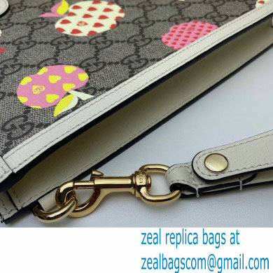 Gucci Les Pommes Zip Pouch Bag 664113 Apple Print 2021 - Click Image to Close