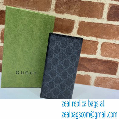 Gucci Long wallet with Interlocking G 672947 Black 2021